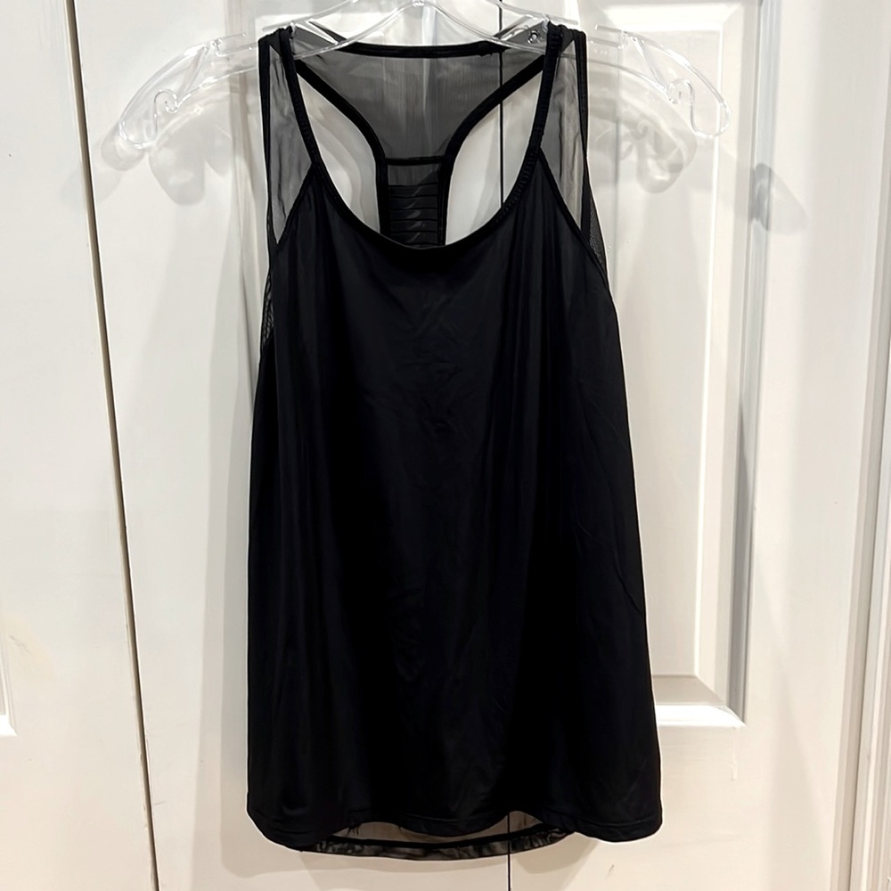 Lululemon loose fit tank top with mesh detail